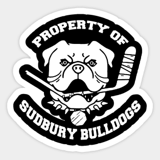 Blueberry Bulldogs Inverse Sticker